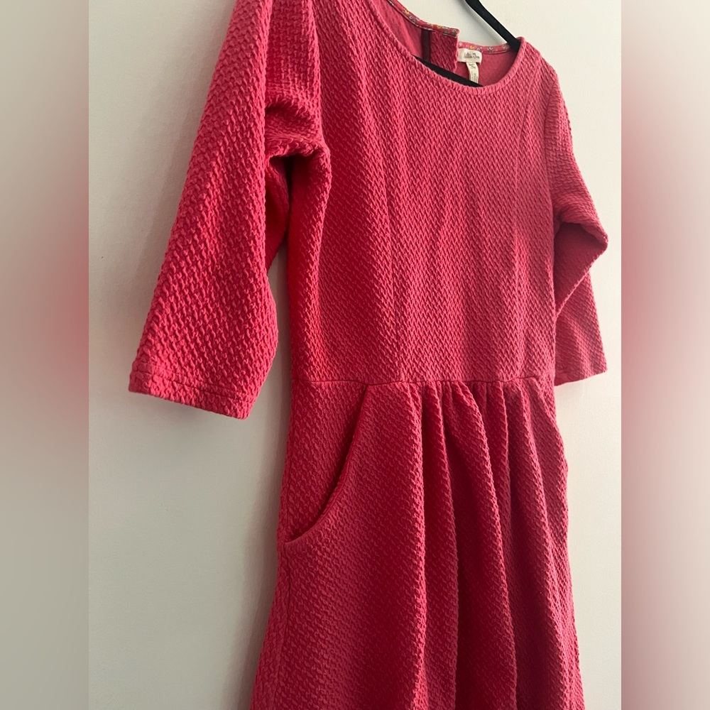 Matilda Jane Virginia Dress Textured Sheath Dress Size Medium - Picture 2 of 7